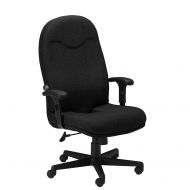 Mayline Group Mayline 9413AG2113 Comfort Series Executive High Back Chair with T-Pad Arms, Black