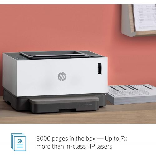 에이치피 [아마존베스트]HP Neverstop Laser Printer 1001nw, Wireless Laser with Cartridge-Free Monochrome-Toner-Tank (5HG80A)