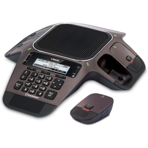 브이텍 Vtech VCS754 ErisStation Conference Phone with 4 Wireless Microphones VoIP and Device