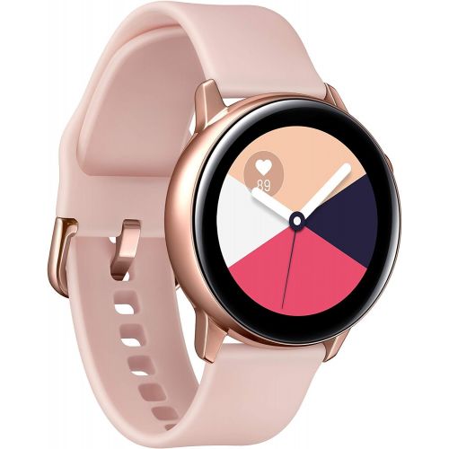  Amazon Renewed Samsung Galaxy Active Smartwatch 40mm with Extra Charging Cable, Rose Gold - SM-R500NZDCXAR (Renewed)