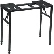 Gator Frameworks Keyboard and Audio Utility Table with Multi Point Adjustability and Built in Leveling Bubble; Min/Max Height - 26/44 (GFW-UTILITY-TBL)