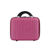 Genda 2Archer Hard Shell Cosmetic Carrying Case Small Hardshell Travel Hand Luggage (Rose Red)