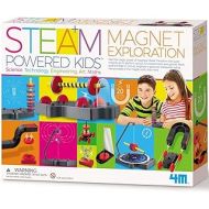 4M Magnet Exploration from STEAM Powered Kids, Transform This Super Magnet Set to Perform Fun Experiments and Games, Over 20 Games and Experiments Included, Ages 8+