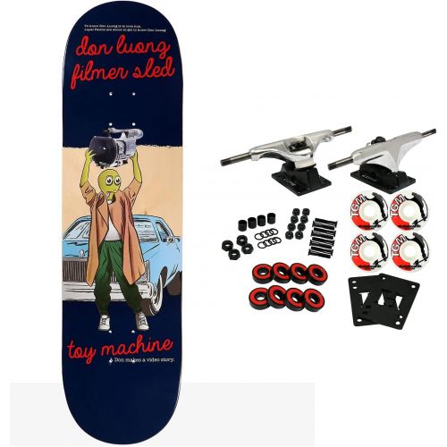  Toy Machine Skateboards Toy Machine Skateboard Complete Don Luong Filmer Sled Blue 8.5
