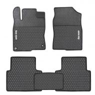 HD-Mart Car Rubber Floor Mat for Honda Civic 10th Generation 2016-2017-2018-2019 Custom Fit Black Auto Liner Mats All Weather, Heavy Duty & Odorless