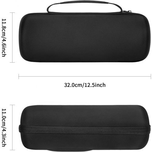  YINKE Case for Charge 4/ Charge 5 Bluetooth Speaker, Hard Organizer Portable Carry Travel Cover Storage Bag (Black)