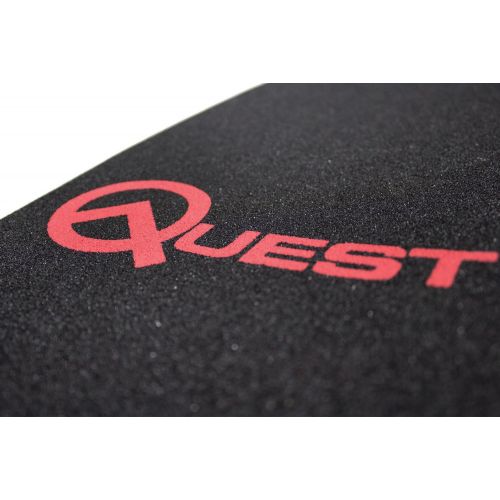  Quest QT-NSC44C The Super Cruiser The Original Artisan Bamboo and Maple 44 Longboard Skateboard,Black