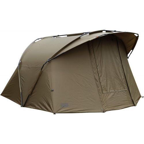  [아마존베스트]FOX EOS bivvy 2 Man 275 x 300 x 150 cm carp tent, fishing tent for sitting fishing and night fishing on carp, camping tent, tent for anglers