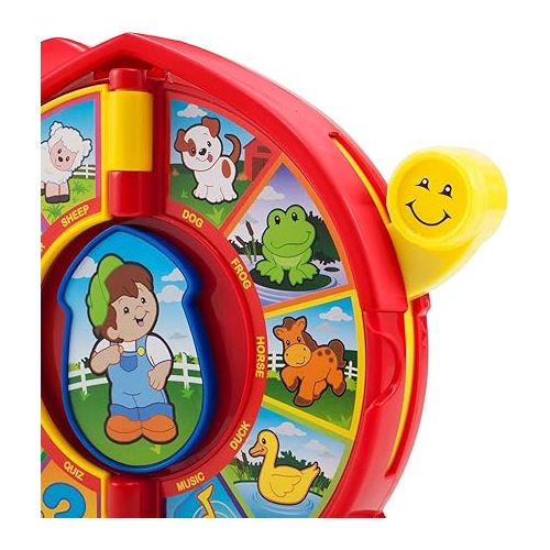 피셔프라이스 Fisher-Price Little People Toddler Learning Toy, See ‘n Say The Farmer Says, Game with Music Sounds & Phrases Ages 18+ Months?