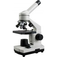 [아마존베스트]AmScope 40X-1000X Cordless LED Metal Frame Compound Microscope w Top & Bottom Lights