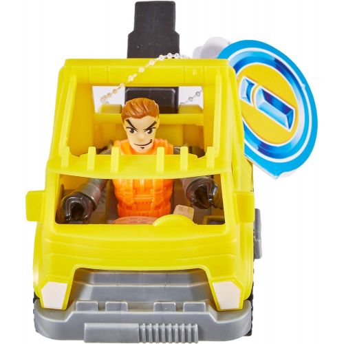 Fisher-Price Imaginext Mega Hauler, Push-Along Toy Tow Truck and Character Figure Set for Preschool Kids Ages 3-8 Years