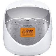 CUCKOO CR-0632F 6-Cup (Uncooked) Micom Rice Cooker 9 Menu Options: White Rice, Brown Rice & More, Nonstick Inner Pot, Made in Korea White/Grey