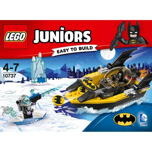  LEGO Juniors Batman vs. Mr. Freeze 10737 Superhero Toy for 4-7 Years-Old