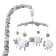 Grey and White Sheep Digital Musical Crib Mobile - Farmhouse Collection by The Peanut Shell