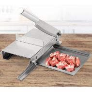 [아마존베스트]CGOLDENWALL Manual Ribs Meat Slicer Household Stainless Steel Bone Cutting Slicing Machine Chicken Lamb Chops Ribs Herb Pastry Cutter for Home Cooking
