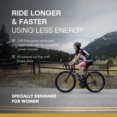  [아마존베스트]Tommaso Pista Weekend Deals - Womens Road Bike Cycling Spin Shoe Dual Cleat Compatibility