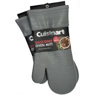 Cuisinart Silicone Oven Mitts, 2pk - Heat Resistant Silicone Oven Gloves to Safely Handle Hot Cookware Items - Flexible, Waterproof Silicone Gloves with Non-Slip Grip and Insulated