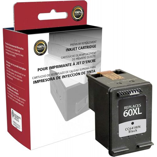  Inksters of America Inksters Remanufactured Ink Cartridge Replacement for HP 60XL Black CC641WN (HP 60XL)