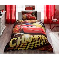 TAC Single Twin Kids Original Disney Cars Champion 100% Cotton Duvet Cover Bed Set Bedding Set Pillowcase Sheet