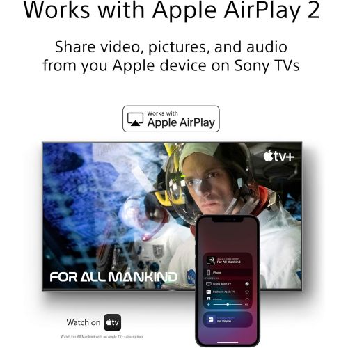 소니 Sony X91J 85 Inch TV: Full Array LED 4K Ultra HD Smart Google TV with Dolby Vision HDR and Alexa Compatibility KD85X91J- 2021 Model, Black