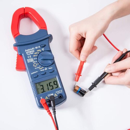  [아마존베스트]AstroAI Clamp Meter Multimeter Test Leads Kit | TRMS 6000 Counts Multimeter Volt Amp Ohm Meter Multimeter Test Leads Kit