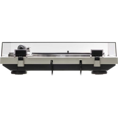  Denon DP-300F Fully Automatic Analog Turntable with Built-in Phono Equalizer Unique Tonearm Design Hologram Vibration Analysis Slim Design