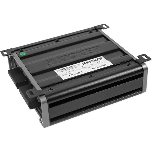 [아마존베스트]KICKER CX400.1 400 Watt Class D Mono Amplifier for Car Audio Speakers, Black