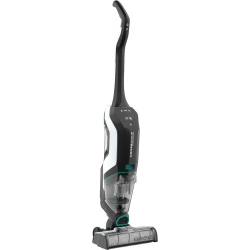  [아마존베스트]Bissell, 2554 CrossWave Cordless Max All in One Wet-Dry Vacuum Cleaner and Mop for Hard Floors and Area Rugs, Black/Pearl White with Electric Blue Accents