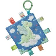 Taggies Crinkle Me Toy with Baby Paper & Squeaker with Sensory Tags, 6.5 x 6.5-inches, Drax Dragon