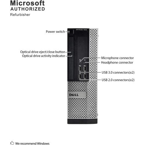  [아마존베스트]Amazon Renewed Dell Optiplex 7010 Business Desktop Computer (Intel Quad Core i5-3470 3.2GHz, 16GB RAM, 2TB HDD, USB 3.0, DVDRW, Windows 10 Professional) (Renewed)
