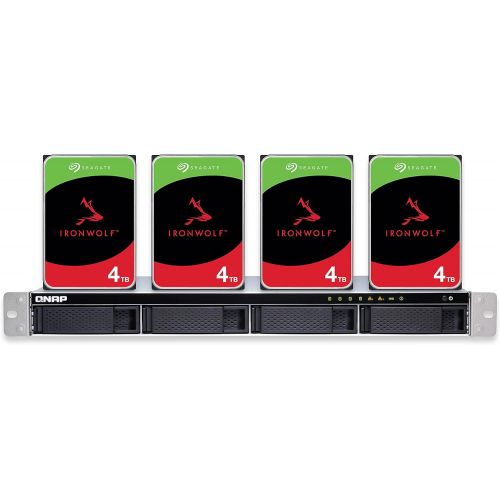  [아마존베스트]QNAP 4 Bay DAS with 12TB Storage Capacity, Preconfigured RAID 5 Seagate IronWolf Drives Bundle (TR-004-44R-US), 2 GB Ram