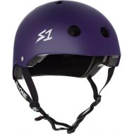 S-ONE S1 Lifer Helmet for Skateboarding, BMX, and Roller Skating - EPS Fusion Foam, CPSC & ASTM Certified - Purple Matte Small (21)
