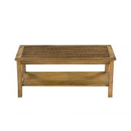 PrimaSleep PR18TB12D Wood Top Coffee Table, Easy Assembly