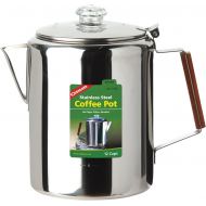 Coghlans 12-Cup Stainless Steel Coffee Pot, Silver