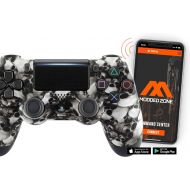 By      ModdedZone Soft Touch Orange Ps4 PRO Rapid Fire Custom Modded Controller 40 Mods for All Major Shooter Games, Auto Aim, Quick Scope, Auto Run, Sniper Breath, Jump Shot, Active Reload & More (