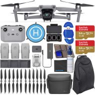 DJI Mavic Air 2 Fly More Combo - Drone Quadcopter UAV with 48MP Camera 4K Video 128GB Pilot Bundle with Backpack + Landing Pad + More