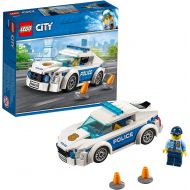 LEGO City Police Patrol Toy Car, Cop Minifigure Accessories, Police Toys for Kids