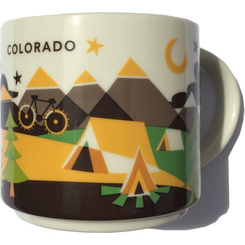 스타벅스 Starbucks Denver Colorado You Are Here Collection Coffee Mug Set of 2