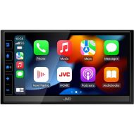 JVC KW-M785BW Wireless Apple CarPlay Android Auto Digital Media Player, Double Din, 6.8 Inch LCD Touchscreen, AM/FM, Bluetooth, USB Port, iDatalink Maestro, SiriusXM, Class D Amp, Car Radio