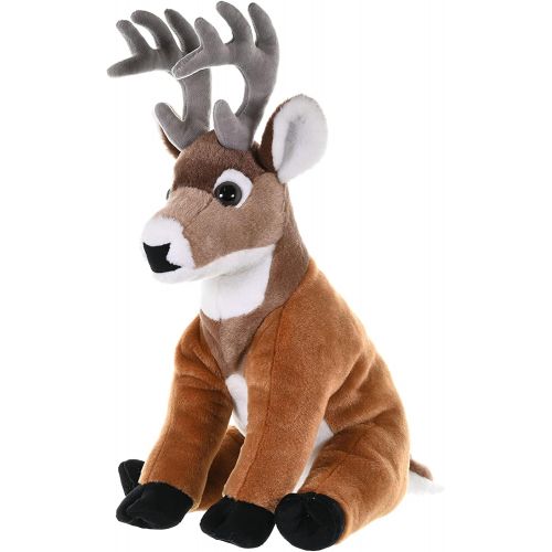  Wild Republic White-Tailed Buck Plush, Stuffed Animal, Plush Toy, Gifts for Kids, Cuddlekins 12 Inches