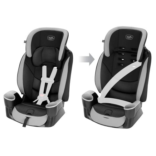 이븐플로 Evenflo Maestro Sport Harness Booster Car Seat, Granite