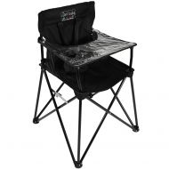 Ciao! baby ciao! baby Portable High Chair for Travel, Fold Up High Chair with Tray, Black