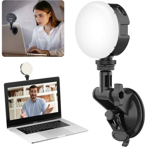  UURig Soft Video Conference Lighting Kit, Webcam Lighting for Remote Working/Zoom Calls/Live Streaming, Self Broadcasting, for Laptop/Computer with Upgrade Suction Cup Mount Video Shooti