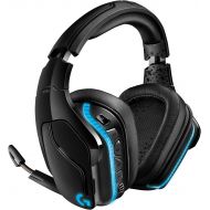 [아마존베스트]Logitech G935 Wireless DTS:X 7.1 Surround Sound LIGHTSYNC RGB PC Gaming Headset - Black, blue
