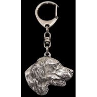 Art Dog Ltd. Setter, Silver Hallmark 925, Silver Dog Keyring, Keychain, Limited Edition, Artdog