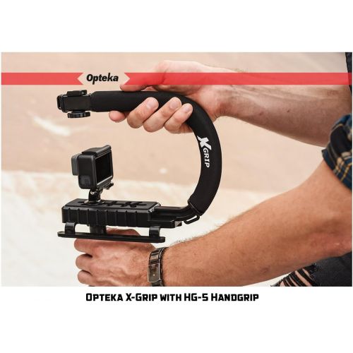  Opteka X-Grip H-MOD Professional Stabilizing Handle for GoPro Action Cameras (Black)