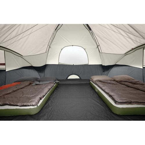 콜맨 Coleman 8-Person Tent for Camping Red Canyon Car Camping Tent