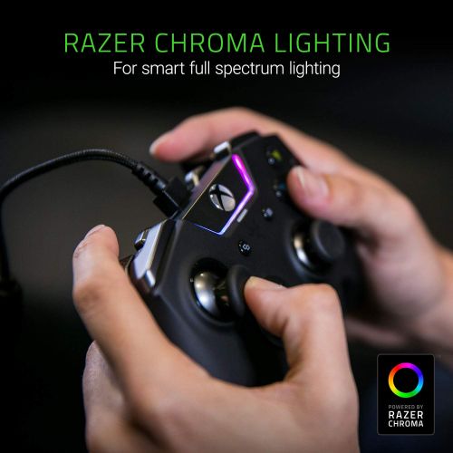 레이저 Razer Wolverine Tournament Edition: 4 Remappable Multi-Function Buttons - Hair Trigger Mode - Razer Chroma Lighting - Gaming Controller works with Xbox One and PC