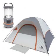 OZARK TRAIL Ozark Trail 3-Person Camping Dome Tent Bundle Outdoor Equipment 200 Lumen Multi-Mode Camping Lantern