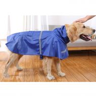 LOVEPET Pet Raincoat Dog Raincoat Labrador Large and Medium Dogs Reflective Waterproof and Snowproof Big Dog Clothes